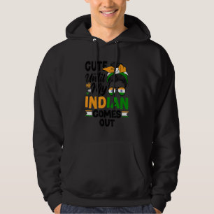 India Indiase Indiase vlag Schattig tot mijn India Hoodie