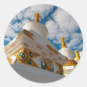 India, Jammu & Kasjmir, Ladakh, Leh Ronde Sticker