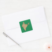 India Kaart Sticker (Envelop)