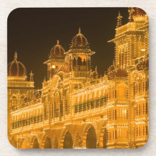INDIA, Karnataka, Mysore : Majaraja's Paleis (b. 2 Bier Onderzetter