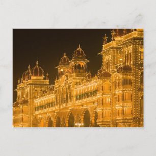 INDIA, Karnataka, Mysore : Majaraja's Paleis (b. 2 Briefkaart