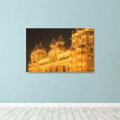 INDIA, Karnataka, Mysore: Majaraja's Paleis (b. 2 Canvas Afdruk (Insitu (Houten vloer))