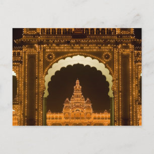 INDIA, Karnataka, Mysore : Paleis van de Majaraja Briefkaart
