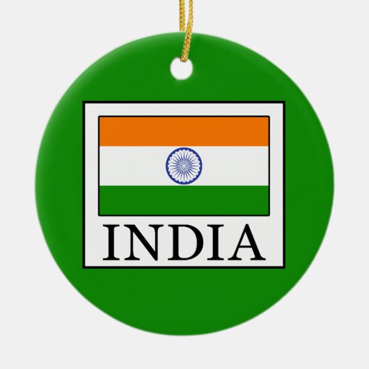 India Keramisch Ornament (Voorkant)