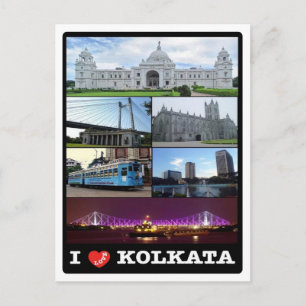 India - Kolkata - Mozaïek - Briefkaart