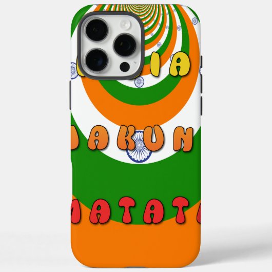 INDIA MATATA HAKUNA Case-Mate iPhone CASE (Achterkant)
