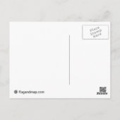 India Multihue Flags Briefkaart (Achterkant)