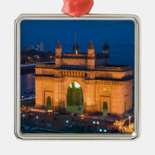 INDIA, Mumbai (Bombay): Gateway of India / Metalen Ornament