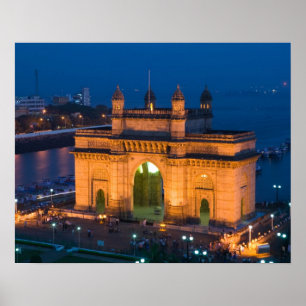 INDIA, Mumbai (Bombay): Gateway of India / Poster