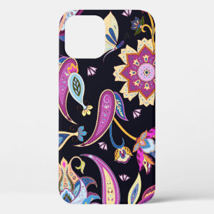 India paisleypatroon iPhone 12 hoesje
