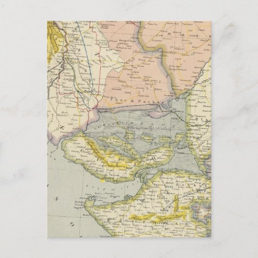 India, Pakistan Briefkaart (Voorkant)