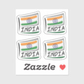 India Pride X-vlag Sticker (Vel)