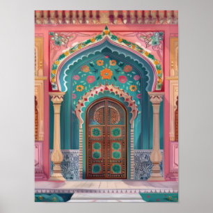 India Print India Illustratie Jaipur Print Jaipur