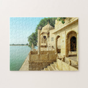 India Rajastan Temple meer . Legpuzzel