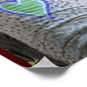 India, Rajasthan, Jaipur. Amber Fort. Poster (Hoek)