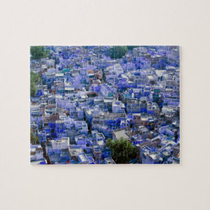 INDIA, Rajasthan, Jodhpur: Blauwe stad Jodhpur Legpuzzel