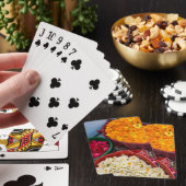 India, Rajasthan, Pipar Pokerkaarten (Insitu)