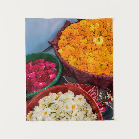 India, Rajasthan, Pipar Wandkleed (Voorkant)