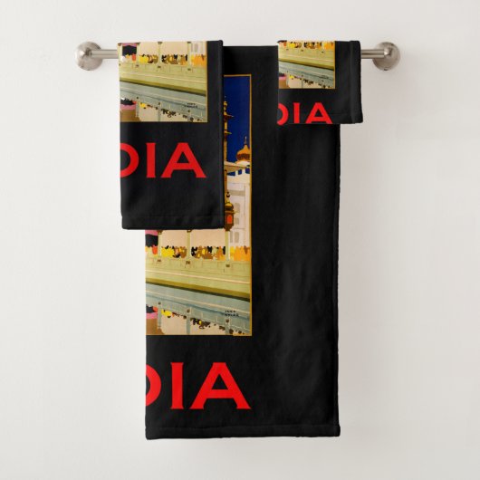 India reisposter indiase kunst bad handdoek (Insitu)