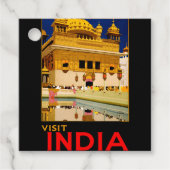 India reisposter indiase kunst bedankjes labels (Voorkant)