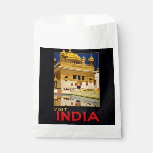 India reisposter indiase  kunst bedankzakje (Voorkant)