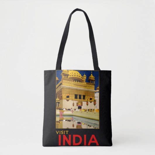 India reisposter indiase kunst draagtas (Voorkant)
