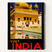 India reisposter indiase kunst notitieboek (Achterkant)