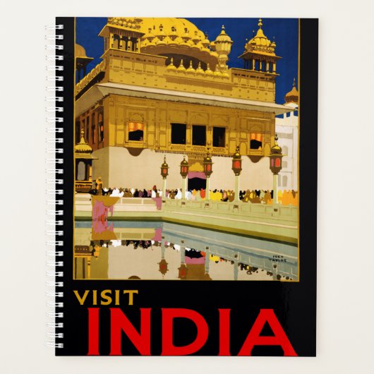 India reisposter indiase  kunst planner (Voorkant)