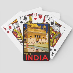 India reisposter indiase  kunst pokerkaarten
