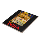 India reisposter indiase kunst tegeltje (Zijkant)