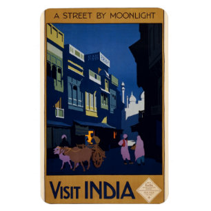 India Reizen Poster Magneet