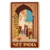India Reizen Poster Magneet (Verticaal)