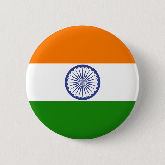 India Ronde Button 5,7 Cm (Voorkant)