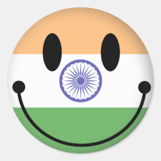 India Ronde Sticker
