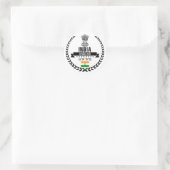India Ronde Sticker (Tas)