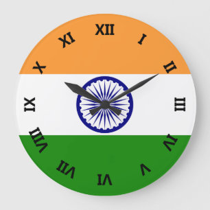 india round clock grote klok