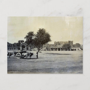 India, Ruins of the Resident Lucknow Briefkaart
