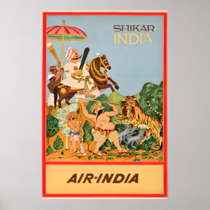 India - Shikar - Reizen Poster Prints