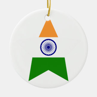 India Star Keramisch Ornament
