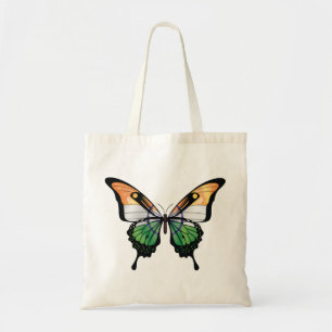 India Swallowtail Vlinder Vlag Sticker Tote Bag