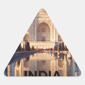 India Taj-mahal angie Driehoek Sticker