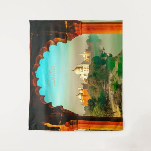 India Taj Mahal Wandkleed (Voorkant)