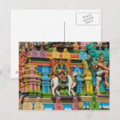 INDIA, Tamil Nadu, Chennai: Kapaleeshwarar Briefkaart (Voorkant / Achterkant)