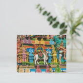 INDIA, Tamil Nadu, Chennai: Kapaleeshwarar Briefkaart (Staand voorkant)