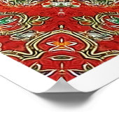 India Tegel Mandala Poster (Hoek)