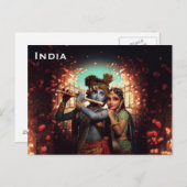 India  toerisme reizen Briefkaart toevoegen (Voorkant / Achterkant)
