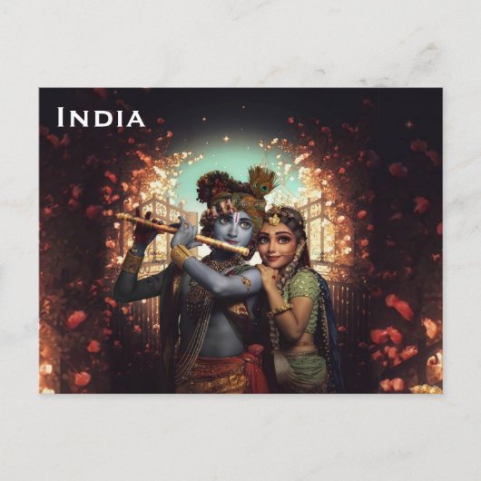 India  toerisme reizen Briefkaart toevoegen (Voorkant)