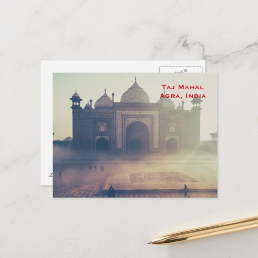 India  toerisme reizen Briefkaart toevoegen (Voorkant / Achterkant in situ)