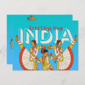 India Travel Briefkaart (Voorkant / Achterkant)