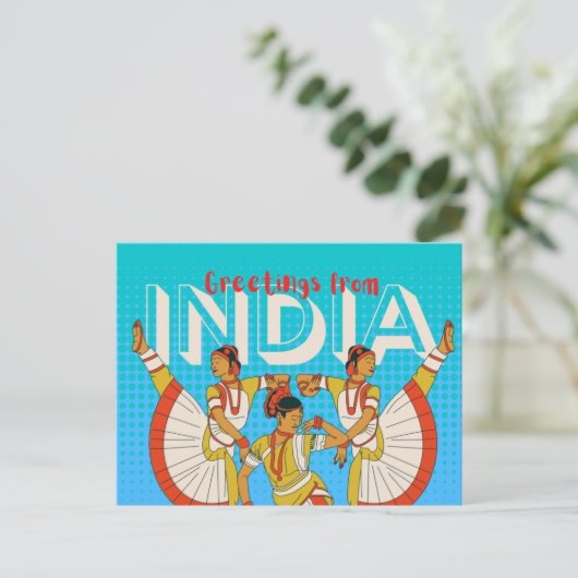 India Travel Briefkaart (Staand voorkant)